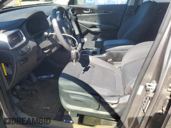 2018 Kia Sorento L with VIN 5XYPG4A30JG424560, listed as a Copart auction lot 48586195 with Not Provided miles and Salvage Title. Bid and sale history available at carsss.com. Image 7.