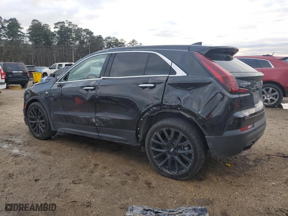 2023 Cadillac XT4 FWD Luxury with VIN 1GYAZAR45PF218684, listed as a Copart auction lot 46483515 with 74,920 mi miles and Salvage Title. Bid and sale history available at carsss.com. Image 2.