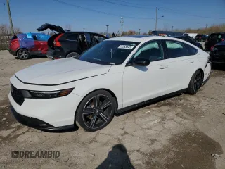 2023 Honda Accord Sport z VIN 1HGCY2F54PA039295, wystawiony jako Copart lot #51263545 z przebiegiem 25 988 mil mil oraz Szkody całkowita. Historia ofert i sprzedaży dostępna na DreamBid. Obrazek 1.