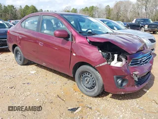 2018 Mitsubishi Mirage G4 ES with VIN ML32F3FJ7JHF08869, listed as a IAAI auction lot 41731604 with 83,887 mi miles. Bid and sale history available at carsss.com. Image 1.