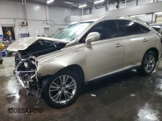 2013 Lexus RX 450h with VIN JTJZB1BA2D2007181, listed as a Copart auction lot 44821995 with 177,232 mi miles and Salvage Title. Bid and sale history available at carsss.com. Image 1.