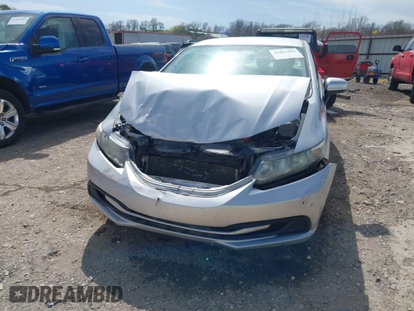 2014 Honda Civic Sedan LX with VIN 19XFB2F50EE039186, listed as a IAAI auction lot 41822494 with 116,499 mi miles. Bid and sale history available at carsss.com. Image 6.