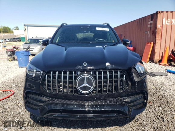 2021 Mercedes-Benz GLE 53 AMG with VIN 4JGFB6BB7MA573253, listed as a Copart auction lot 52195945 with 32,301 mi miles and Salvage title. Bid and sale history available at DreamBid. Image 5.