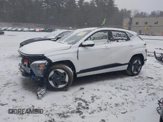 2025 Hyundai Kona Limited with VIN KM8HE3A60SU018112, listed as a IAAI auction lot 41165981 with 4,321 mi miles and . Bid and sale history available at DreamBid. Image 15.