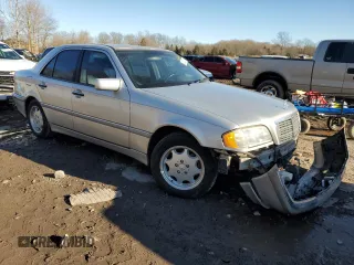 1999 Mercedes-Benz C 230/260/280/320 with VIN WDBHA24GXXA801766, listed as a Copart auction lot 42982255 with 146,774 mi miles and Salvage Title. Bid and sale history available at carsss.com. Image 4.