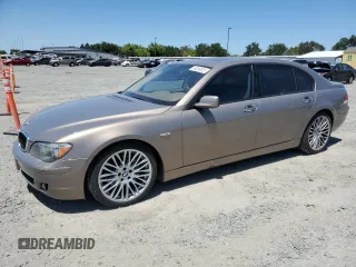 2008 BMW 7 Series 750Li with VIN WBAHN83538DT83816, listed as a Copart auction lot 64090525 with 118,976 mi miles and Clean title. Bid and sale history available at DreamBid. Image 1.