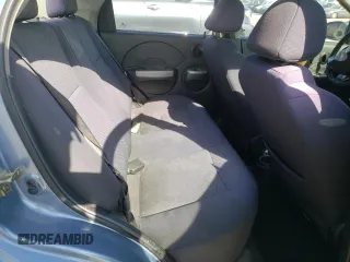 2006 Chevrolet Aveo LT with VIN KL1TG56676B528995, listed as a Copart auction lot 53152405 with 212,956 mi miles and Salvage title. Bid and sale history available at DreamBid. Image 11.