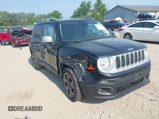 2015 Jeep Renegade Limited with VIN ZACCJADT2FPC18917, listed as a IAAI auction lot 42403240 with 161,312 mi miles and . Bid and sale history available at DreamBid. Image 1.