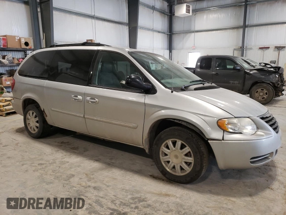 2007 Chrysler Town & Country LWB Touring with VIN 2A8GP54L87R269111, listed as a Copart auction lot 83974374 with 0 mi miles and Salvage Title. Bid and sale history available at carsss.com. Image 4.