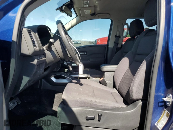 2022 Nissan Frontier S with VIN 1N6ED1EJXNN615051, listed as a Copart auction lot 54956615 with 46,826 mi miles and Salvage title. Bid and sale history available at DreamBid. Image 7.