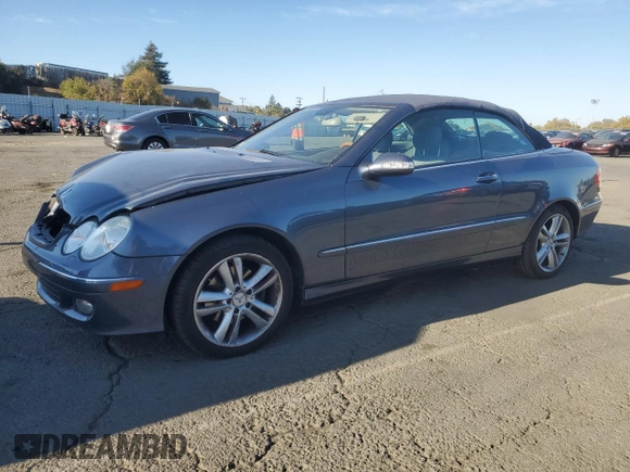 2006 Mercedes-Benz CLK 350 with VIN WDBTK56G56T062704, listed as a Copart auction lot 75333534 with 135,550 mi miles and Salvage Title. Bid and sale history available at DreamBid. Image 1.
