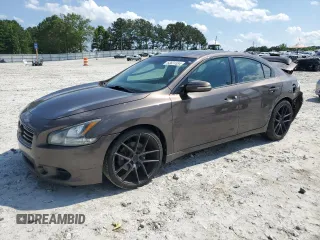 2013 Nissan Maxima S with VIN 1N4AA5AP4DC825883, listed as a Copart auction lot 53831534 with 187,728 mi miles and Salvage Title. Bid and sale history available at DreamBid. Image 1.