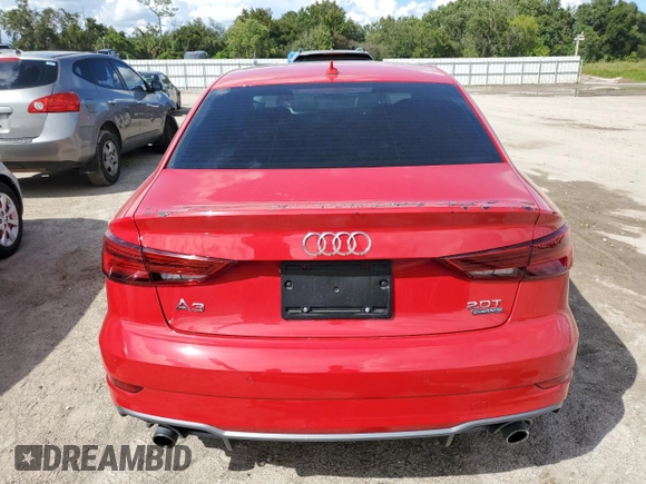 2018 Audi A3 Sedan Premium Plus with VIN WAUJ8GFFXJ1045487, listed as a Copart auction lot 69340673 with 22,161 mi miles. Bid and sale history available at carsss.com. Image 6.