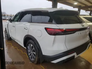 2025 Infiniti QX60 с VIN 5N1AL1ER5SC336507, выставлен на аукционе Copart как лот 53076215 с пробегом 618 миль миль и Списание • Salvage title. История ставок и продаж доступна на DreamBid. Изображение 2.