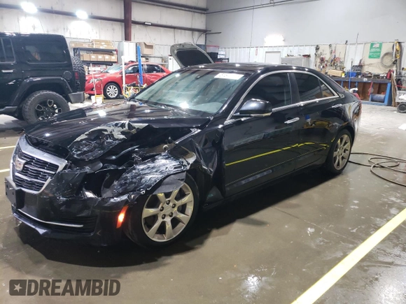 2015 Cadillac ATS Sedan Luxury RWD with VIN 1G6AB5RX7F0143177, listed as a Copart auction lot 51540375 with 159,217 mi miles and Salvage Title. Bid and sale history available at carsss.com. Image 1.