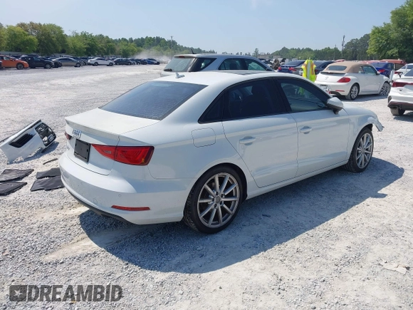 2015 Audi A3 1.8T Premium with VIN WAUACGFF8F1117549, listed as a IAAI auction lot 42059983 with 80,494 mi miles. Bid and sale history available at carsss.com. Image 4.