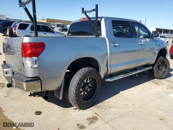 2010 Toyota Tundra 4WD Truck LTD with VIN 5TFHW5F19AX101707, listed as a Copart auction lot 81170424 with 0 mi miles and Salvage Title. Bid and sale history available at carsss.com. Image 3.