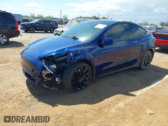 2020 Tesla Model Y Long Range with VIN 5YJYGDEF4LF000494, listed as a IAAI auction lot 41894856 with 118,638 mi miles and . Bid and sale history available at DreamBid. Image 16.