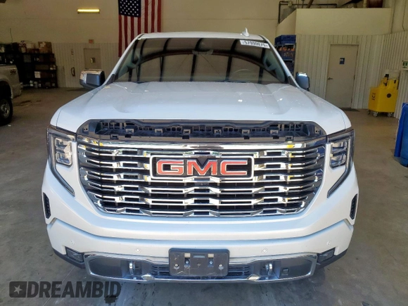 2022 GMC Sierra 1500 with VIN 3GTUUGET3NG614416, listed as a Copart auction lot 57990075 with 58,154 mi miles and Salvage title. Bid and sale history available at DreamBid. Image 5.