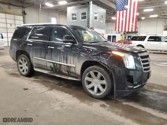 2019 Cadillac Escalade Premium Luxury with VIN 1GYS4CKJ1KR280234, listed as a Copart auction lot 88693985 with 94,924 mi miles and Salvage Title. Bid and sale history available at carsss.com. Image 4.