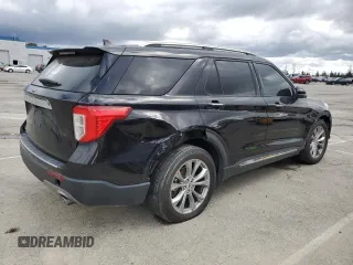 2021 Ford Explorer Limited with VIN 1FMSK7FHXMGB52658, listed as a Copart auction lot 48803235 with 92,158 mi miles and Clean Title. Bid and sale history available at carsss.com. Image 3.