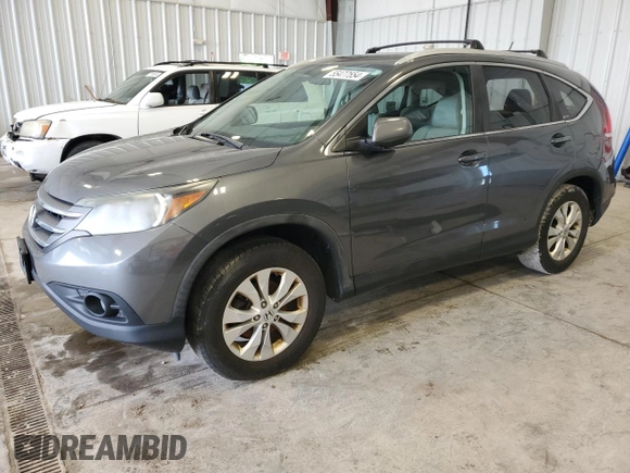 2012 Honda CR-V EX-L with VIN 5J6RM4H77CL031604, listed as a Copart auction lot 51691825 with 179,951 mi miles and Non repairable. Bid and sale history available at DreamBid. Image 1.