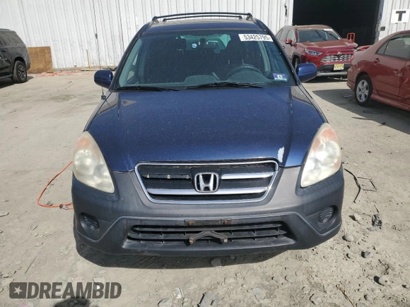 2005 Honda CR-V EX with VIN SHSRD78805U323402, listed as a Copart auction lot 53425795 with 184,485 mi miles and Clean Title. Bid and sale history available at carsss.com. Image 5.