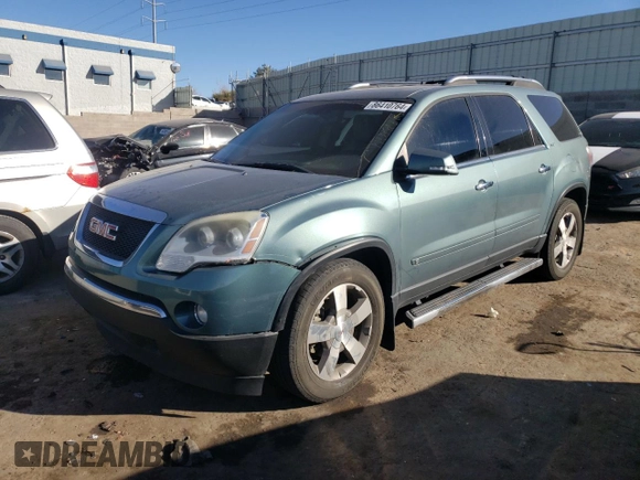 2009 GMC Acadia SLT2 z VIN 1GKER33DX9J111114, wystawiony jako Copart lot #86410764 z przebiegiem 158 438 mil mil oraz Szkoda całkowita • Salvage title. Historia ofert i sprzedaży dostępna na DreamBid. Obrazek 1.