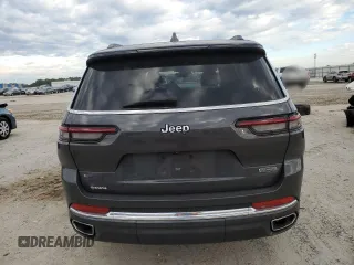 2021 Jeep Grand Cherokee Overland with VIN 1C4RJJDG4M8175523, listed as a Copart auction lot 87929345 with 53,380 mi miles and Salvage title. Bid and sale history available at DreamBid. Image 6.