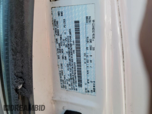 2006 Ford Econoline Cargo with VIN 1FTRE14W76DB44255, listed as a Copart auction lot 54927385 with 208,158 mi miles and Clean Title. Bid and sale history available at carsss.com. Image 13.