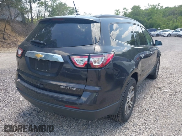 2015 Chevrolet Traverse LT with VIN 1GNKVGKD1FJ311868, listed as a IAAI auction lot 42562611 with 134,812 mi miles and . Bid and sale history available at DreamBid. Image 4.