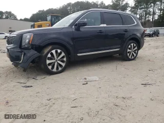 2021 Kia Telluride EX with VIN 5XYP34HC6MG194030, listed as a Copart auction lot 50143925 with 87,261 mi miles and Salvage Title. Bid and sale history available at carsss.com. Image 1.