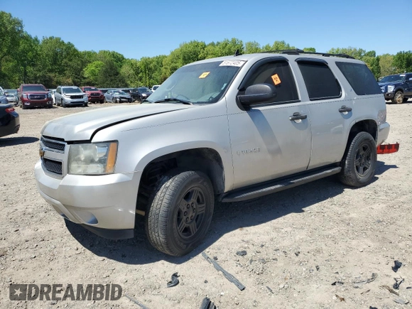 2007 Chevrolet Tahoe LS with VIN 1GNFC13J07R138873, listed as a Copart auction lot 51672405 with 151,842 mi miles and Salvage title. Bid and sale history available at DreamBid. Image 1.