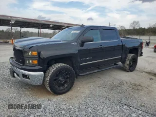 2015 Chevrolet Silverado 1500 LTZ with VIN 3GCUKSEJ5FG481294, listed as a Copart auction lot 44141505 with 148,394 mi miles and Salvage Title. Bid and sale history available at carsss.com. Image 1.