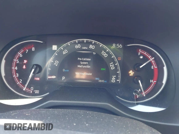 2024 Toyota RAV4 XLE Premium with VIN 2T3C1RFV9RW350060, listed as a IAAI auction lot 41846689 with 3,845 mi miles and . Bid and sale history available at DreamBid. Image 7.