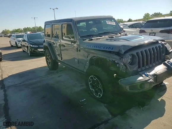 2022 Jeep Wrangler 4xe Unlimited Rubicon with VIN 1C4JJXR66NW179568, listed as a Copart auction lot 68733574 with 27,302 mi miles and Salvage Title. Bid and sale history available at carsss.com. Image 15.