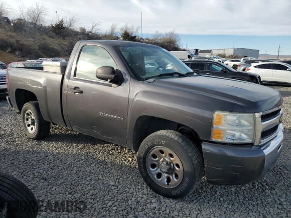 2010 Chevrolet Silverado 1500 Work Truck with VIN 1GCPCPEXXAZ190147, listed as a Copart auction lot 46566675 with 114,966 mi miles and Salvage Title. Bid and sale history available at DreamBid. Image 4.