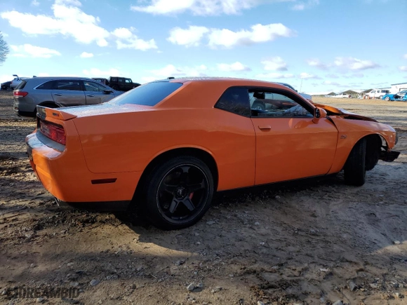 2012 Dodge Challenger SRT8 392 with VIN 2C3CDYCJ7CH157002, listed as a Copart auction lot 48034975 with 0 mi miles and Salvage Title. Bid and sale history available at carsss.com. Image 3.