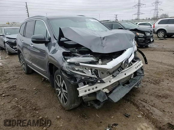 2021 Honda Pilot Touring 8-Passenger with VIN 5FNYF5H91MB023571, listed as a Copart auction lot 81325294 with Not Provided miles and Salvage Title. Bid and sale history available at DreamBid. Image 10.