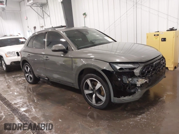 2023 Audi Q5 S line Prestige with VIN WA1FAAFY9P2114601, listed as a IAAI auction lot 41757850 with 13,898 mi miles. Bid and sale history available at carsss.com. Image 1.