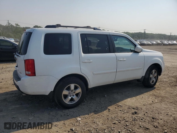 2011 Honda Pilot EX-L z VIN 5FNYF4H54BB031703, wystawiony jako Copart lot #60595295 z przebiegiem Nie podano mil oraz Czysty tytuł • Clean title. Historia ofert i sprzedaży dostępna na DreamBid. Obrazek 3.