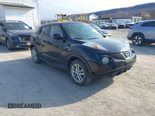 2012 Nissan Juke SV with VIN JN8AF5MV0CT119535, listed as a IAAI auction lot 41766798 with 182,003 mi miles. Bid and sale history available at carsss.com. Image 1.
