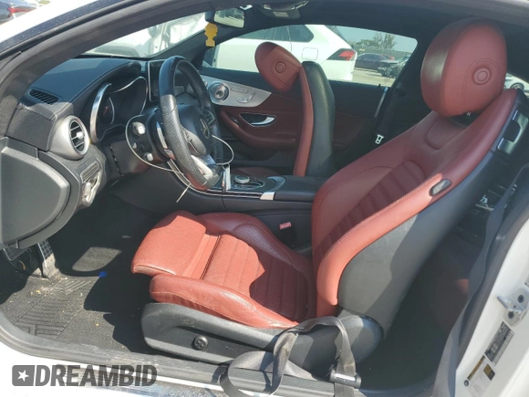 2017 Mercedes-Benz C 300 with VIN WDDWJ4JB9HF508609, listed as a Copart auction lot 49128035 with 39,785 mi miles and Salvage Title. Bid and sale history available at carsss.com. Image 7.
