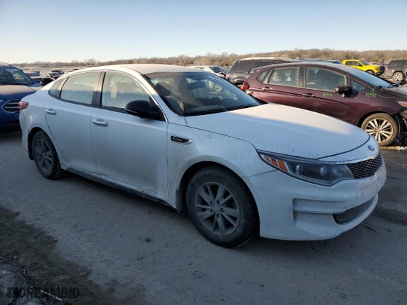 2017 Kia Optima LX 1.6T with VIN 5XXGT4L1XHG175304, listed as a Copart auction lot 42645395 with 162,087 mi miles and Salvage Title. Bid and sale history available at carsss.com. Image 4.
