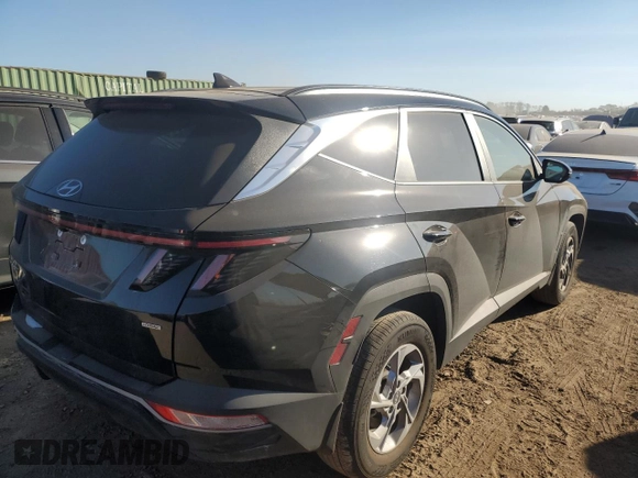 2022 Hyundai Tucson SEL with VIN 5NMJBCAE9NH137827, listed as a Copart auction lot 76742814 with 22,137 mi miles and Salvage Title. Bid and sale history available at carsss.com. Image 3.