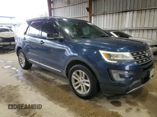 2017 Ford Explorer XLT with VIN 1FM5K7DH4HGD78362, listed as a Copart auction lot 51101545 with 127,091 mi miles and Salvage Title. Bid and sale history available at DreamBid. Image 4.