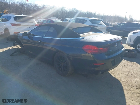 2015 BMW 6 Series 640i xDrive with VIN WBAYP5C55FD873292, listed as a IAAI auction lot 41633129 with 80,360 mi miles. Bid and sale history available at carsss.com. Image 3.