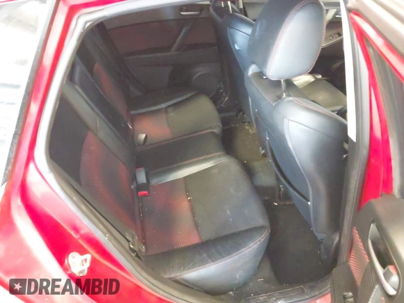 2012 Mazda 3 Mazdaspeed3 Touring with VIN JM1BL1L30C1521410, listed as a IAAI auction lot 41597867 with 194,337 mi miles and . Bid and sale history available at DreamBid. Image 8.