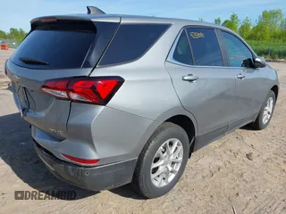 2024 Chevrolet Equinox LT with VIN 3GNAXUEG6RL355260, listed as a IAAI auction lot 42333090 with 9,270 mi miles and . Bid and sale history available at DreamBid. Image 4.