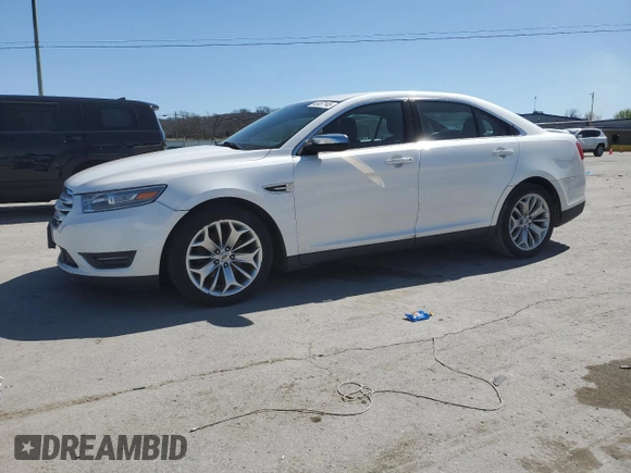 2013 Ford Taurus Limited z VIN 1FAHP2F8XDG202743, wystawiony jako Copart lot #48457145 z przebiegiem 161 331 mil mil oraz Szkoda całkowita • Salvage title. Historia ofert i sprzedaży dostępna na DreamBid. Obrazek 1.